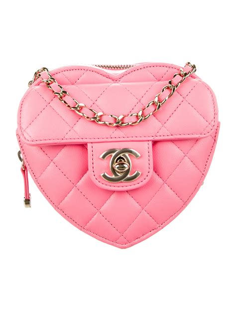 chanel vintage heart purse|Chanel heart bag 2022.